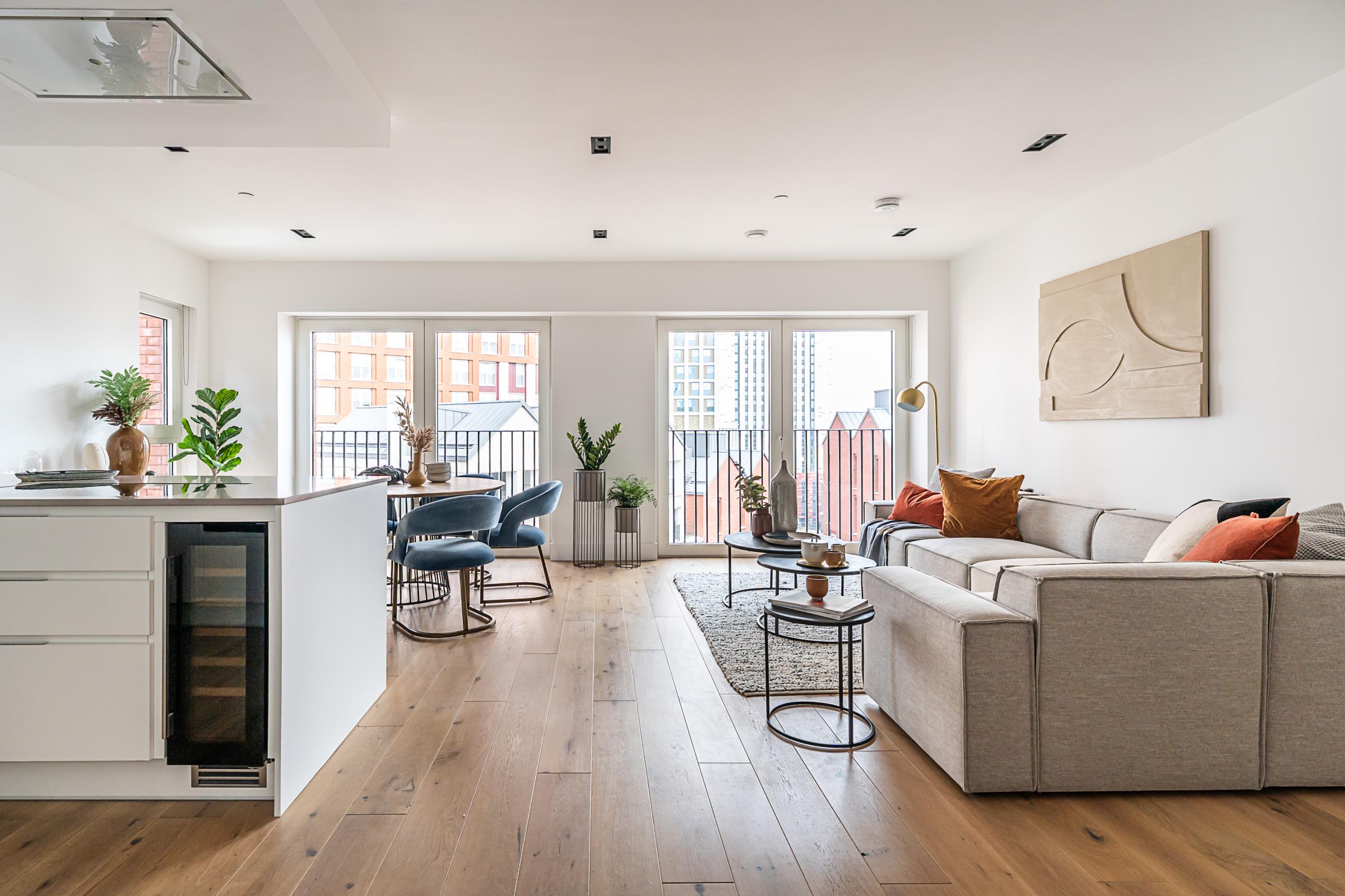 Penthouse living room
