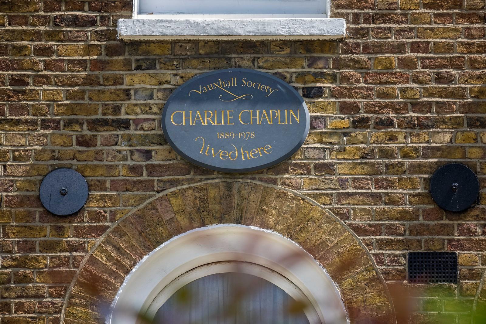 Blue plaque - Charlie Chaplin