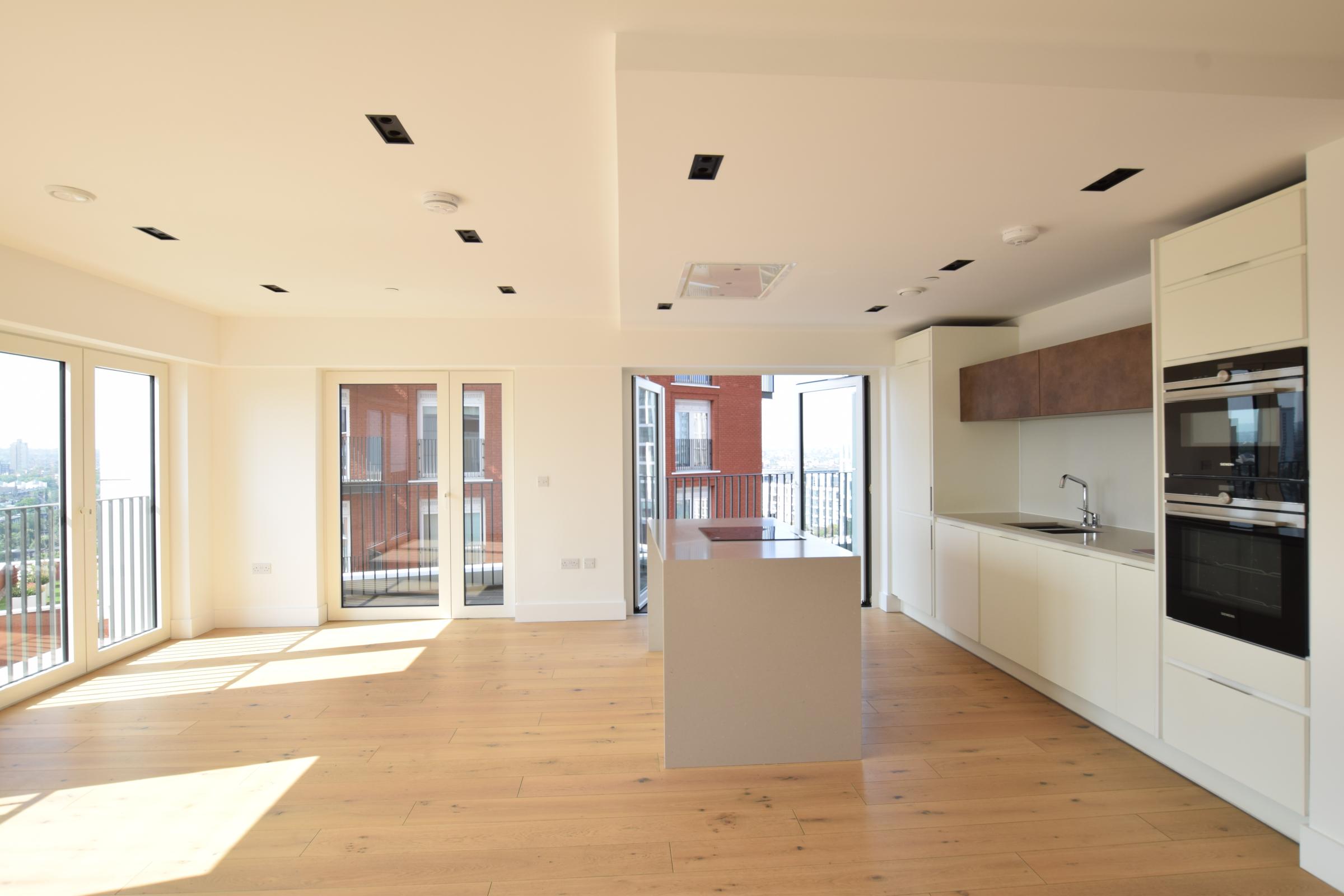 Plot 66 7 EG Kitchen and living